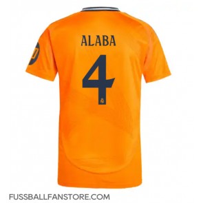 Real Madrid David Alaba #4 Replik Auswärtstrikot 2024-25 Kurzarm